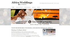 Desktop Screenshot of africa-weddings.com